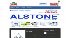 Desktop Screenshot of jindalsinks.com