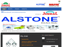 Tablet Screenshot of jindalsinks.com